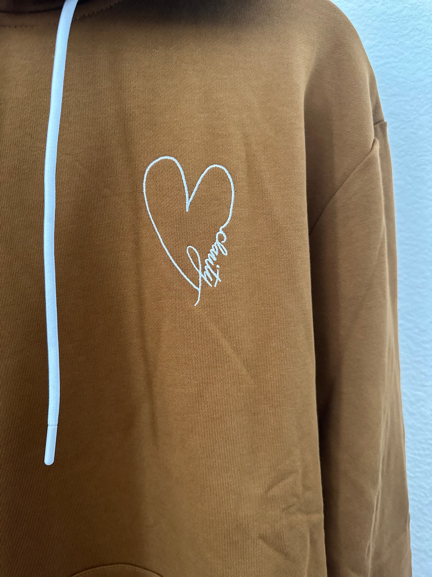Embroidered Clarity Heart Hoodie